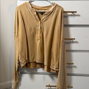 Casual yellowish/tannish Women's Top